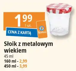 E.Leclerc Słoik z metalową pokrywką 450 ml oferta