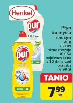 Carrefour Pur Power Lemon Płyn do mycia naczyń 750 ml oferta
