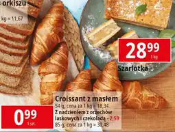 E.Leclerc Croissant z nadzieniem orzechowo-czekoladowym oferta