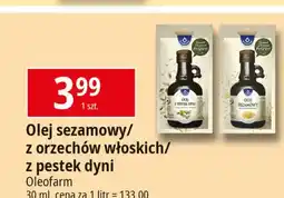 E.Leclerc Olej z pestek dyni Oleofarm oferta