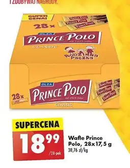 Biedronka Wafelek classic Prince polo oferta