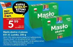 Twój Market Masło ekstra z Łukowa 83% tl. Lumiko 200 g oferta