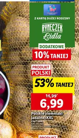 Lidl Polskie ziemniaki jadalne 5kg oferta