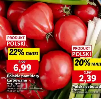 Lidl Polskie pomidory karbowane 450g oferta