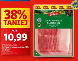 Lidl DULANO SELECTION Szynka szwarcwaldzka 250g oferta
