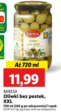 BARESA Oliwki bez pestek 720ml