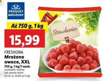 Lidl FRESHONA Mrożone owoce 750g-1kg oferta