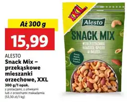 Lidl ALESTO Snack Mix przekąskowe mieszanki orzechowe 300g oferta