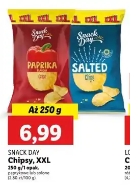 Lidl SNACK DAY Chipsy 250 g oferta