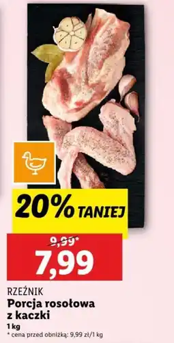 Lidl RZEŹNIK Porcja rosołowa z kaczki 1 kg oferta