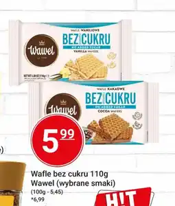 Hitpol Wafle bez cukru 110 g Wawel oferta