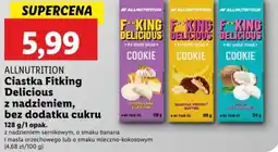 Lidl ALLNUTRITION Ciastka Fitking Delicious z nadzieniem, bez dodatku cukru 128g oferta