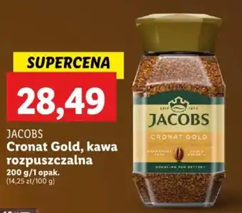 Lidl JACOBS Cronat Gold, kawa rozpuszczalna 200g oferta