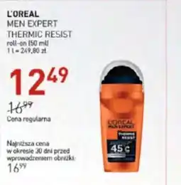 Jawa Drogerie L'OREAL MEN EXPERT THERMIC RESIST roll-on 50 ml oferta