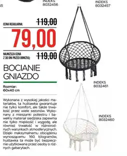BOCIANIE GNIAZDO 60x40 cm