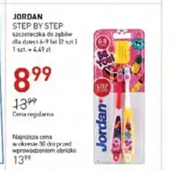 Jawa Drogerie JORDAN STEP BY STEP szczoteczka do zębów dla dzieci 6-9 lat (2 szt.) oferta