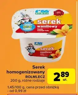 Carrefour Express Serek homogenizowany Rolmlecz oferta