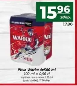 Społem Warka Classic Piwo jasne 4 x 500 ml oferta