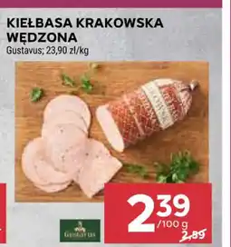 Stokrotka KIEŁBASA KRAKOWSKA WĘDZONA Gustavus 100 g oferta