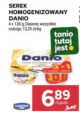Stokrotka SEREK HOMOGENIZOWANY DANIO 4 x 130 g; Danone oferta