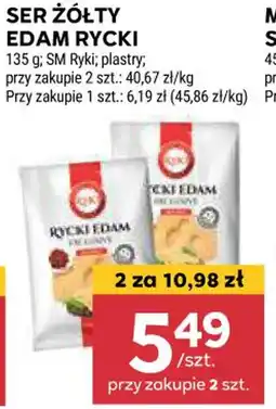 Stokrotka SER ŻÓŁTY EDAM RYCKI 135 g SM Ryki oferta