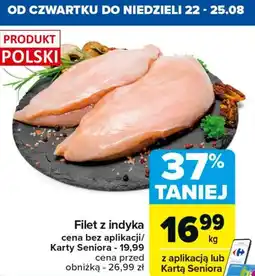 Carrefour Filet z indyka oferta