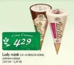 Cezar Delikatesy Lody rożek BRACIA KORAL, 130 ml oferta