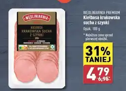 ALDI Kiełbasa krakowska sucha z szynki Wędliniarnia classic oferta