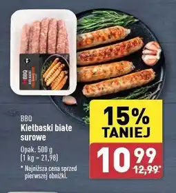 Kiełbaski białe surowe Bbq