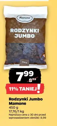 Netto Rodzynki jumbo Mamone oferta