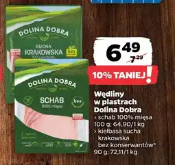 Netto Kiełbasa krakowska Dolina dobra oferta