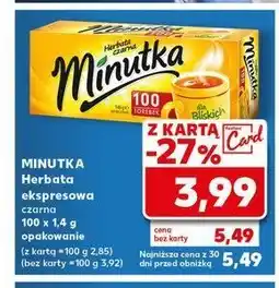 Kaufland Herbata Minutka oferta