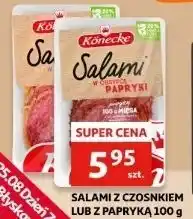 Auchan Salami z czosnkiem Konecke oferta