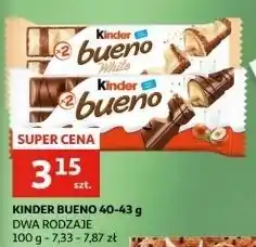 Auchan Baton Kinder Bueno White oferta