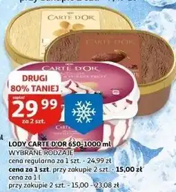 Auchan Lody yoghurt & forest fruit Algida Carte D'or oferta