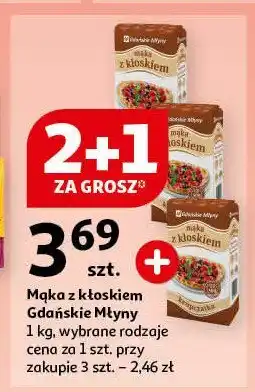 Auchan Mąka z kłoskiem krupczatka Gdańskie młyny i spichlerze oferta