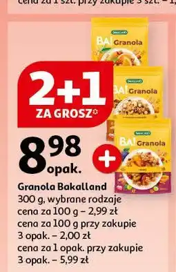Auchan Granola czekoladowa Bakalland ba! oferta