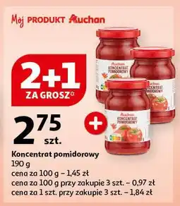 Auchan Koncentrat pomidorowy 30% Auchan oferta