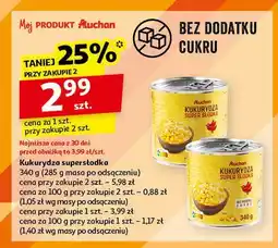 Auchan Kukurydza konserwowa Auchan oferta