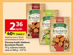 Auchan Sucharki o smaku cebulowo śmietanowym Maretti bruschette oferta
