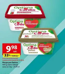 Auchan Margaryna Optima cardio potas Optima kruszwica oferta