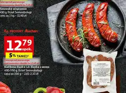 Auchan Kiełbasa śląska z serem oferta