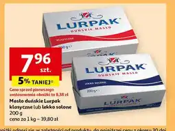 Auchan Masło lekko solone Lurpak Lurpak arla foods oferta