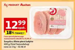 Auchan Sznycel z fileta z piersi indyka Auchan oferta