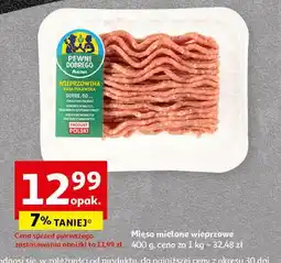 Auchan Mięso mielone wieprzowe Auchan pewni dobrego oferta