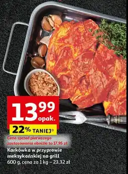Auchan Karkówka w marynacie meksykańskiej oferta
