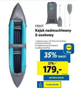 Lidl CRIVIT Kajak nadmuchiwany 2-osobowy oferta