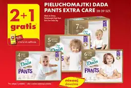 Biedronka PIELUCHOMAJTKI DADA PANTS EXTRA CARE 28-39 SZT. oferta