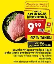 Biedronka Szynka wieprzowa bez kości pakowana próżniowo Kraina Mięs oferta