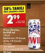 Biedronka Piwo Żywiec Jasne Pełne oferta